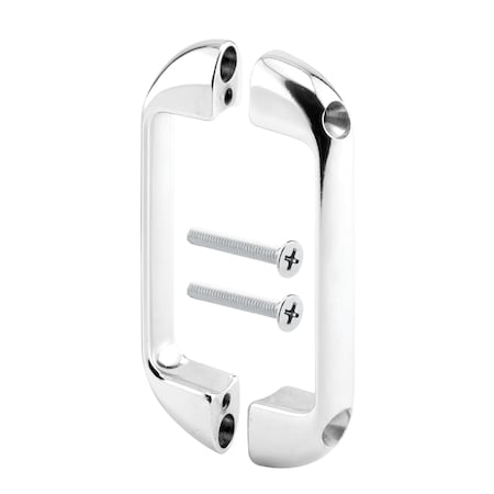 Prime-Line ADA Door Pulls, 3-1/2in. Hole Centers, Zamak (Cast Construction), Chrome Plated (Single Pack) 658-2701